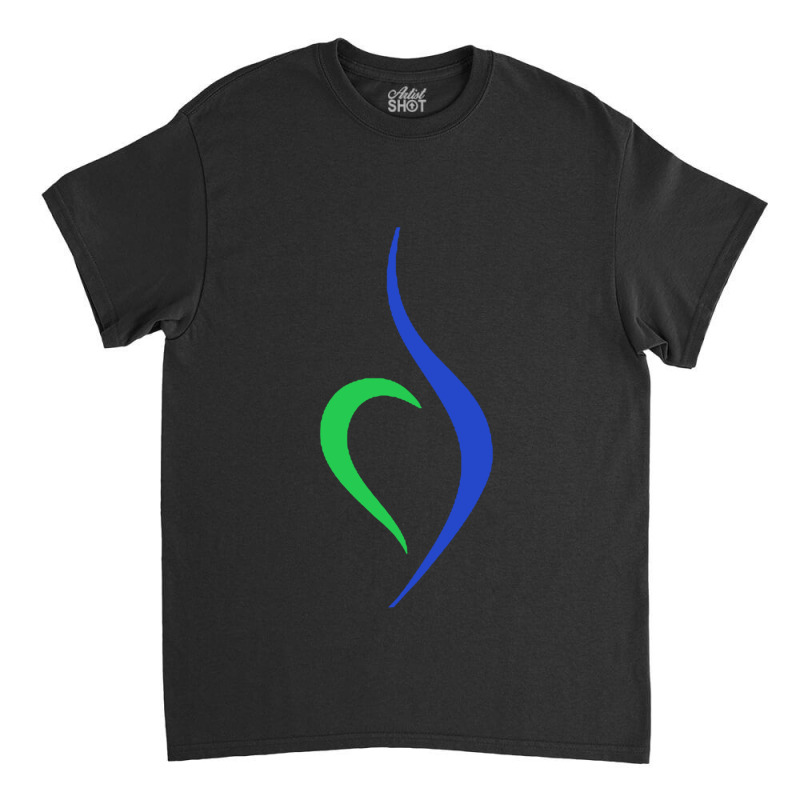 Blue And Green Eating Disorder Symbol - Neda Classic T-shirt | Artistshot