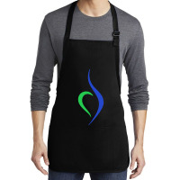 Blue And Green Eating Disorder Symbol - Neda Medium-length Apron | Artistshot