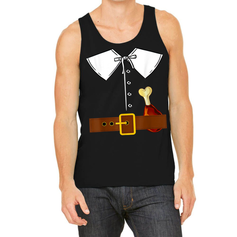 Pilgrim Costume Hat Colonist Thanksgiving Turkey Day Gift Tank Top | Artistshot