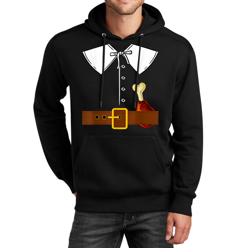 Pilgrim Costume Hat Colonist Thanksgiving Turkey Day Gift Unisex Hoodie | Artistshot