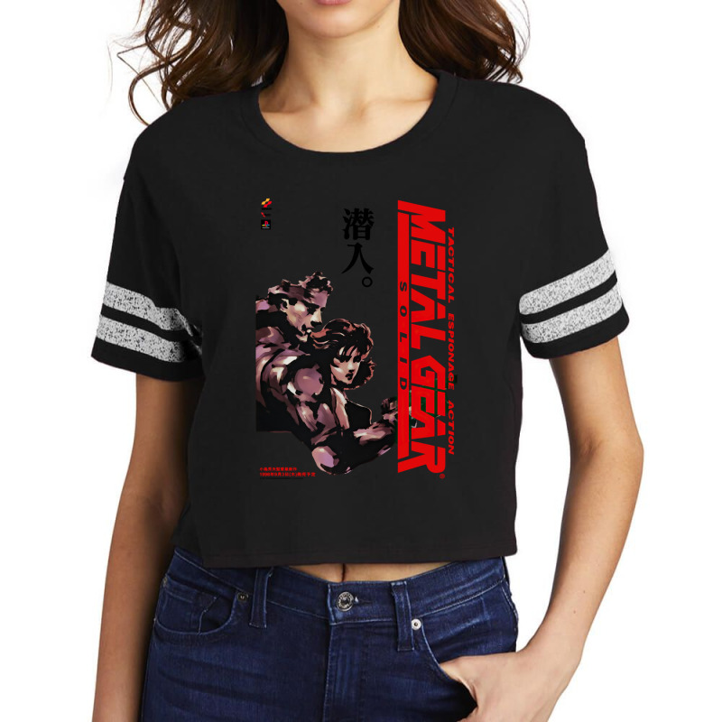 Metal Gear Solid 1 Scorecard Crop Tee by ThomasMNykamp | Artistshot