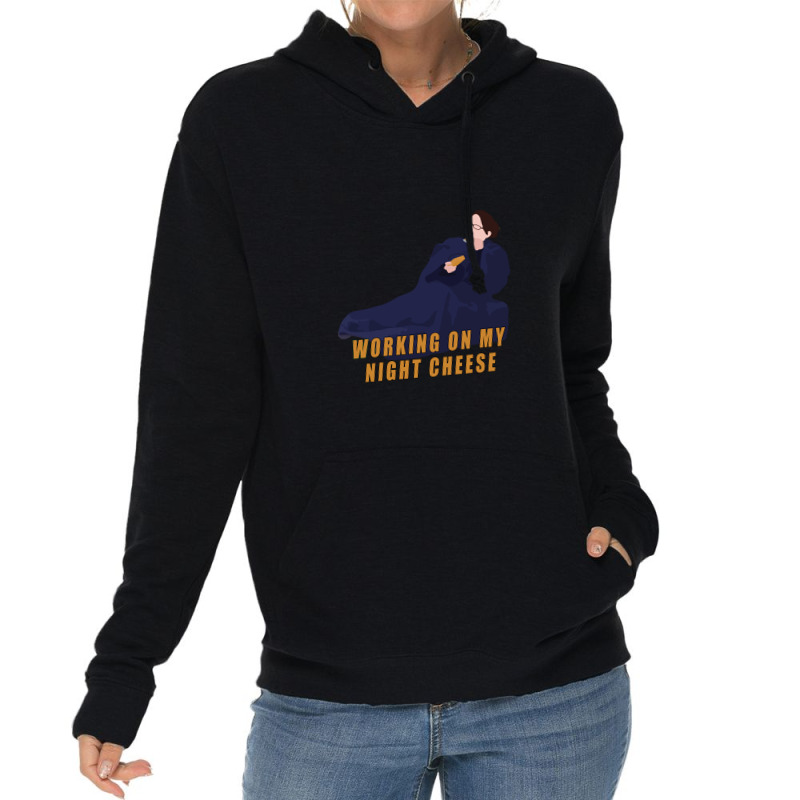 Working On My Night Cheese Liz Lemon Lightweight Hoodie by waynejulieta | Artistshot