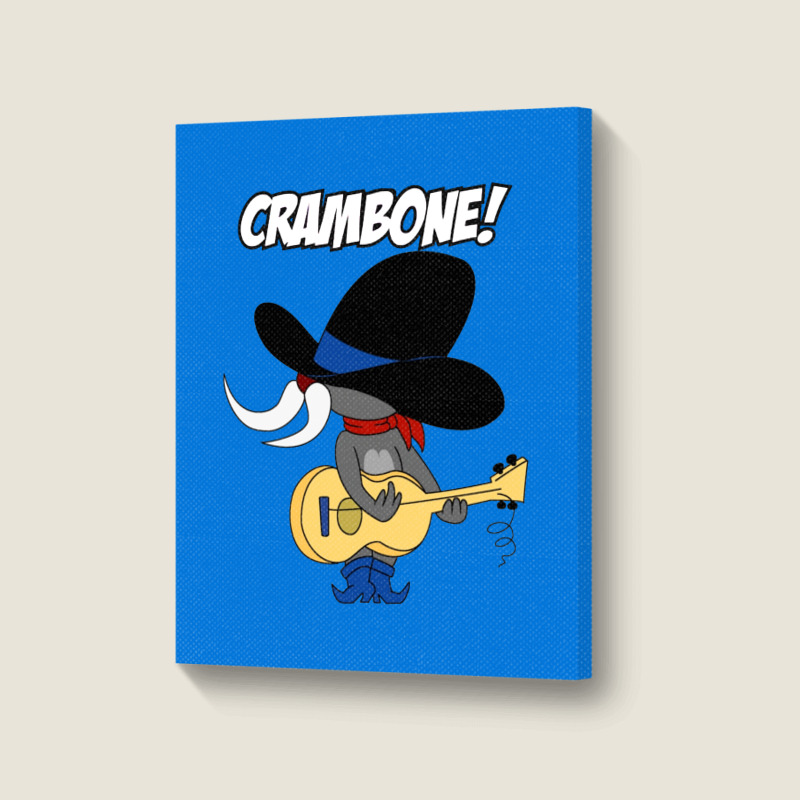 Uncle Pecos Crambone Funny Portrait Canvas Print | Artistshot