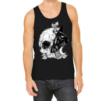 Skull Cat Moon Gothic Women's Girl's Halloween Premium Tank Top | Artistshot