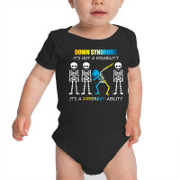 Down Syndrome It's Not A Disability Funny Dabbing Skeleton T Shirt Baby Bodysuit | Artistshot