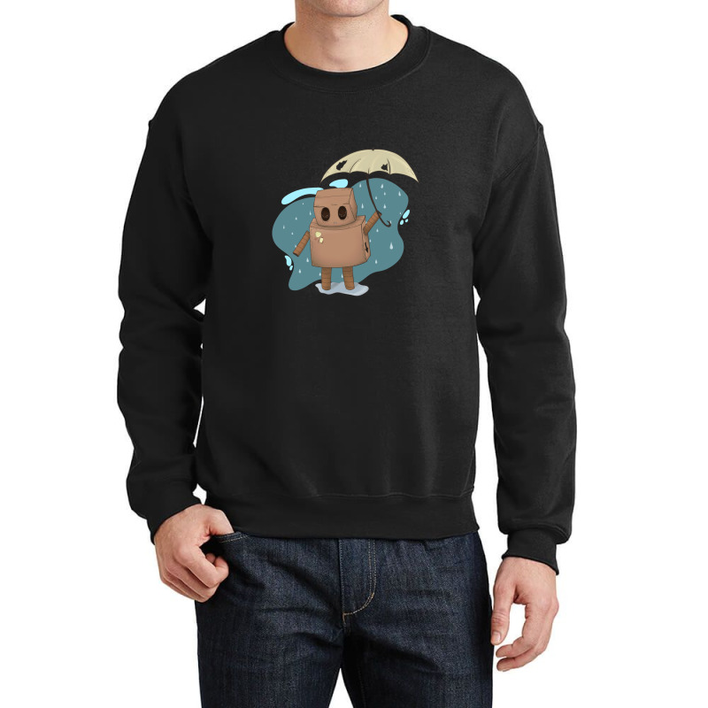 Cardboard Robots Crewneck Sweatshirt by RoseannTrujillo | Artistshot