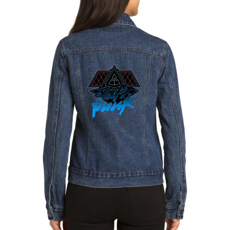 Bes Fuurisic Daf Punk Alive Design Ladies Denim Jacket by cm-arts | Artistshot