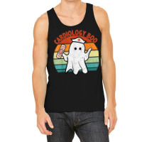 Vintage Halloween Ghost Cardiology Boo Nursing Funny Nurse Tank Top | Artistshot