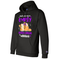 Mostly Running On Empty Hodgkin's Lymphoma Warrior T Shirt Champion Hoodie | Artistshot