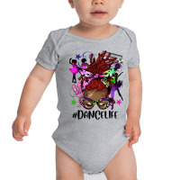 Afro Red Locs Messy Bun Dance Life Baby Bodysuit | Artistshot