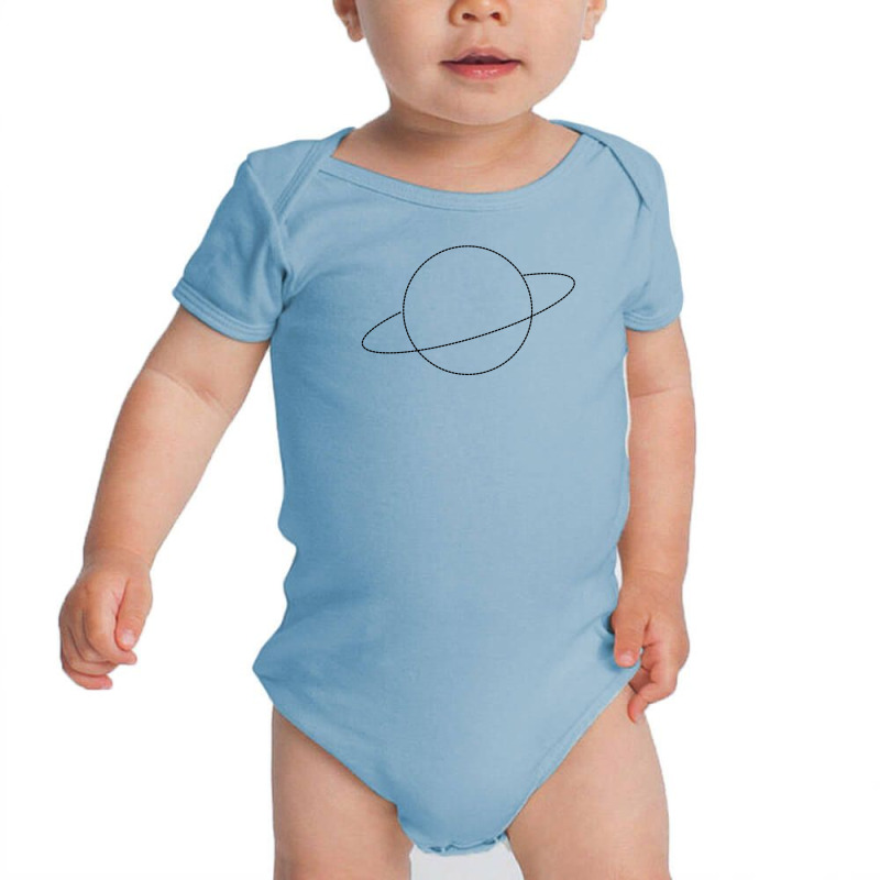 Minimal Cute Planet Baby Bodysuit by tshiart | Artistshot