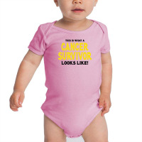 This Is What A Sarcoma Cancer Survivor Looks Like Baby Bodysuit | Artistshot