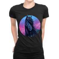 Ebony Unicorn, Ebony Unicorn Art, Ebony Unicorn Vintage, Ebony Unicorn Ladies Fitted T-shirt | Artistshot