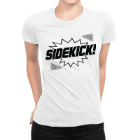 Kids Superhero Sidekick For Little Brother Or Newborn Sister Ladies Fitted T-shirt | Artistshot