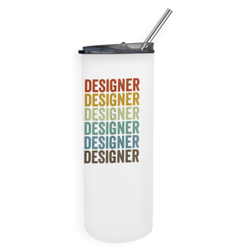 Product Designer Retro T Shirt Skinny Tumbler | Artistshot