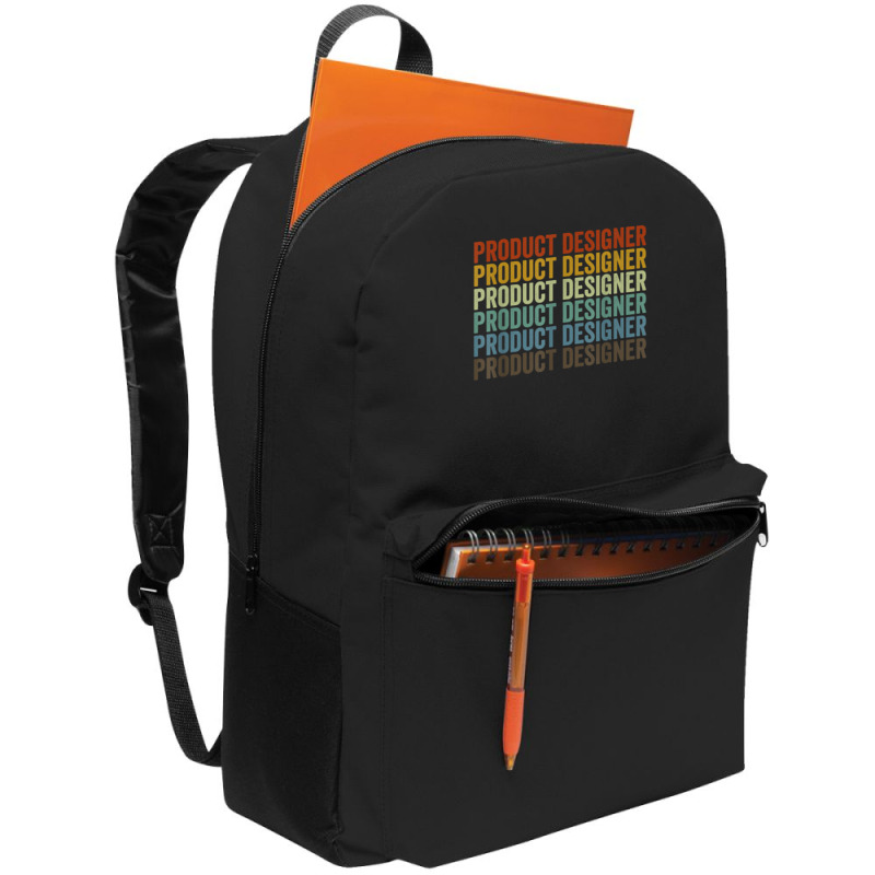 Product Designer Retro T Shirt Backpack | Artistshot