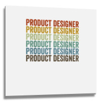 Product Designer Retro T Shirt Metal Print Square | Artistshot