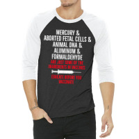 Anti Mandatory Vaccine Educate Against Vaccination 3/4 Sleeve Shirt | Artistshot