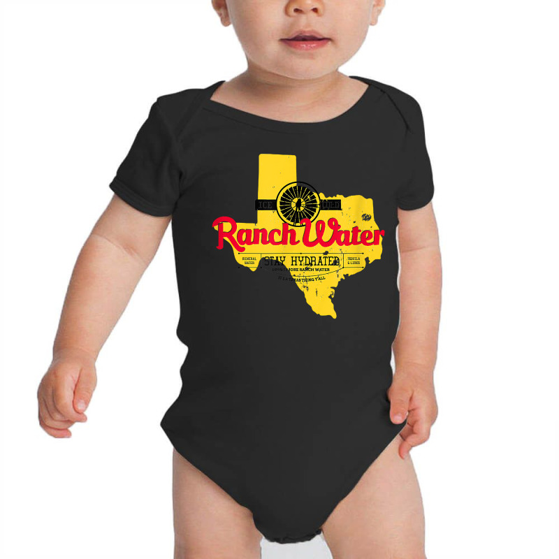 Drink Water Ranch Proud Vintage Texas Pride T Shirt Baby Bodysuit by daecuvifysha | Artistshot