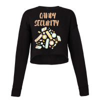 Hard Candy Security Halloween Costume Cropped Sweater | Artistshot