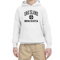 Oak Island Varsity Style Cross Black Print Pullover Hoodie Youth Hoodie | Artistshot