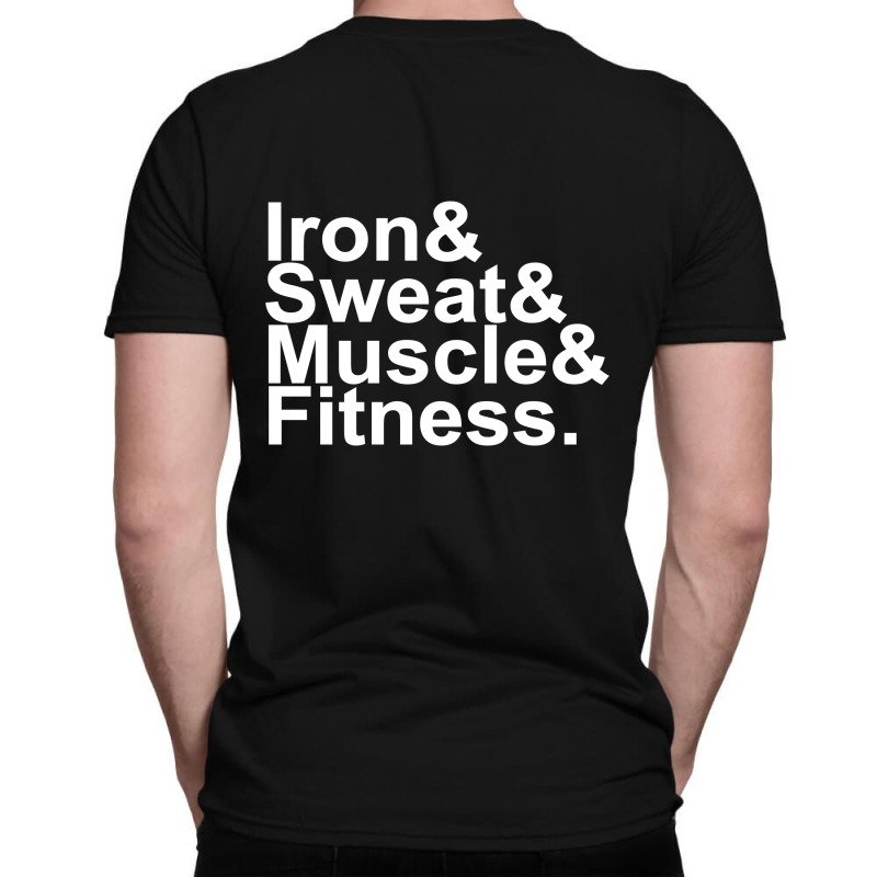 Iron & Sweat & Muscle & Fitness 1 T-shirt | Artistshot