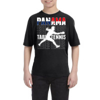 Panama Table Tennis Fans Jersey Panamanian Flag Ping Pong Youth Tee | Artistshot