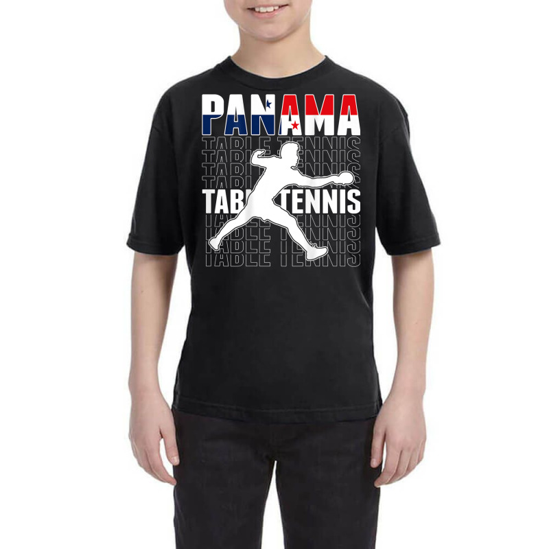 Panama Table Tennis Fans Jersey Panamanian Flag Ping Pong Youth Tee by Outpost | Artistshot