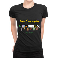 Genesis Turn It On Again Ladies Fitted T-shirt | Artistshot