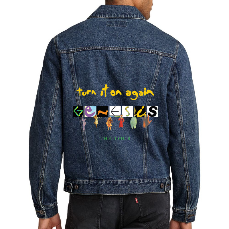 Genesis Turn It On Again Men Denim Jacket by KIERRAMOORE | Artistshot