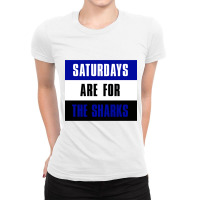 Saturdays Are For The Sharks Nsu Sharks Ladies Fitted T-shirt | Artistshot