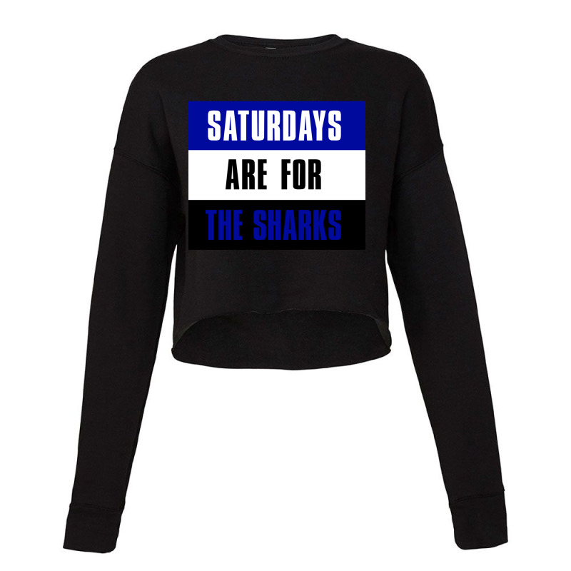 Saturdays Are For The Sharks Nsu Sharks Cropped Sweater by TERRANCECOTT | Artistshot