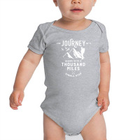 The Journey Of A Thousand Miles Baby Bodysuit | Artistshot