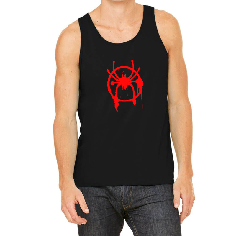 Into The Spider Verse Symbol Miles Morales Tank Top by cm-arts | Artistshot