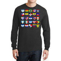 All Latin American Flags Countries Hispanic Latino Pride T Shirt Long Sleeve Shirts | Artistshot