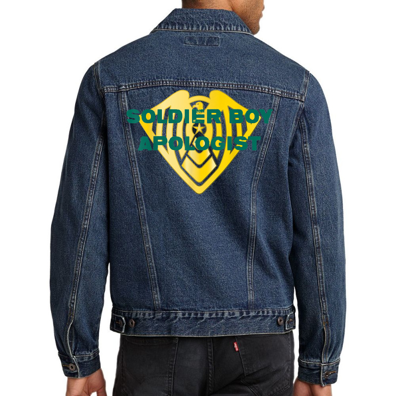 Soldier Boy Apologist T Shirt Men Denim Jacket | Artistshot