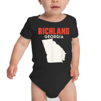 Richland Georgia Usa State America Travel Georgian Atlanta T Shirt Baby Bodysuit | Artistshot