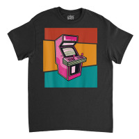 Retro Arcade Game Machine 80s Vintage Gamer Classic T-shirt | Artistshot