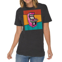 Retro Arcade Game Machine 80s Vintage Gamer Vintage T-shirt | Artistshot