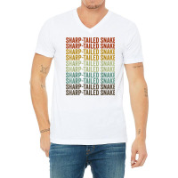 Sharp Tailed Snake Retro T Shirt V-neck Tee | Artistshot