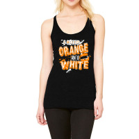 I Bleed Orange And White Tennessee Racerback Tank | Artistshot