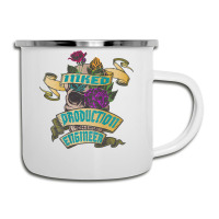 Production Engineer Inked Skull Tattoo Backside Design T Shirt Camper Cup | Artistshot