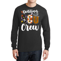 Dietitian Boo Crew Halloween Matching Nutritionist T Shir Long Sleeve Shirts | Artistshot