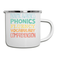 Reading Components Literacy Education Phonemic Awareness T Shirt Camper Cup | Artistshot