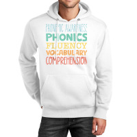 Reading Components Literacy Education Phonemic Awareness T Shirt Unisex Hoodie | Artistshot