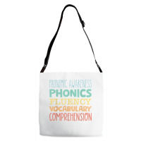 Reading Components Literacy Education Phonemic Awareness T Shirt Adjustable Strap Totes | Artistshot