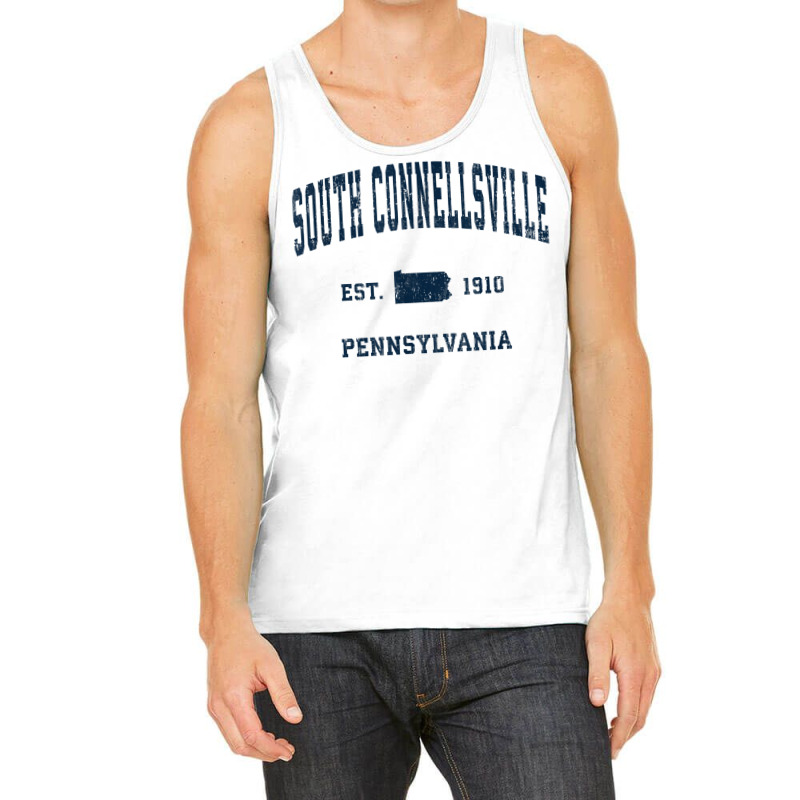 South Connellsville Pennsylvania Pa Vintage Athletic Navy Sp T Shirt Tank Top by cm-arts | Artistshot