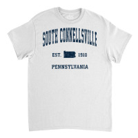 South Connellsville Pennsylvania Pa Vintage Athletic Navy Sp T Shirt Classic T-shirt | Artistshot