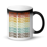 Sitting Volleyball Sports Retro T Shirt Magic Mug | Artistshot