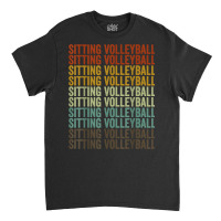 Sitting Volleyball Sports Retro T Shirt Classic T-shirt | Artistshot